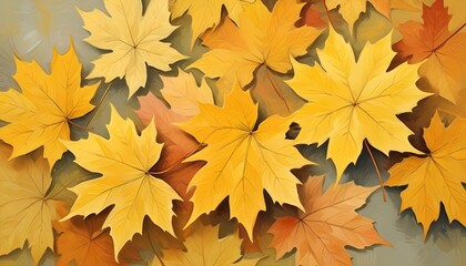 Clear Plain Shiny Warm Soft Vintage Bokeh Cloudy Wave Like Geometric Yellow Background or Texture