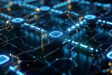 Obraz premium Abstract Digital Network