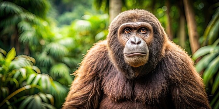 Mysterious creature known as Mapinguari in the Amazon jungle, legend, folklore, myth, Brazilian, South America, rainforest