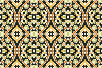 African Ikat paisley embroidery.geometric ethnic oriental seamless pattern traditional.Aztec style. Native american Southwest design Aztec pattern