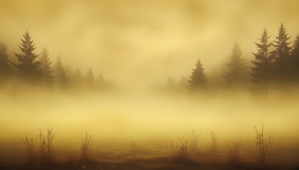 Clear Plain Shiny Warm Soft Vintage Bokeh Cloudy Wave Like Geometric Yellow Background or Texture