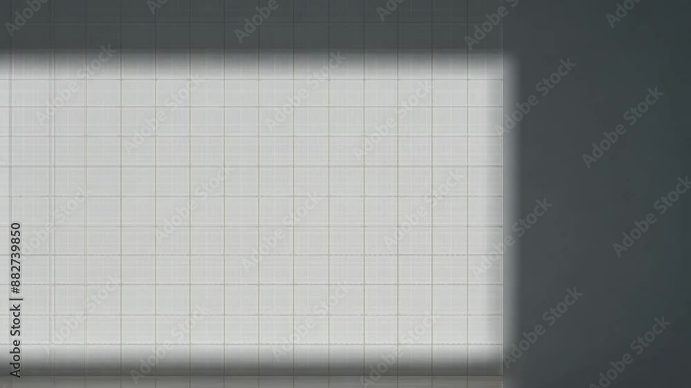 Poster window light shadow mockup generative ai
