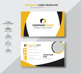 Modern and  professional business card template design