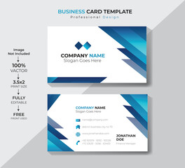 Modern and  professional business card template design