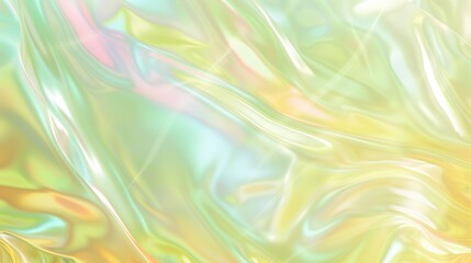 Obraz premium Chartreuse pastel iridescent simple gradient background