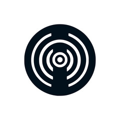 letter O secret society logo vector illustration template design