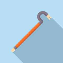 Crowbar tool forcing opening pry bar construction icon, flat style