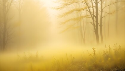 Clear Plain Shiny Warm Soft Vintage Bokeh Cloudy Wave Like Geometric Yellow Background or Texture