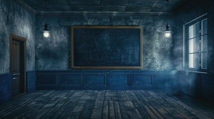 Dark mockup with border for school reopening