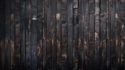 Fototapeta premium Dark Wood Wall with Vintage Design for Background and Texture