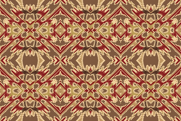 African Ikat paisley embroidery.geometric ethnic oriental seamless pattern traditional.Aztec style. Native american Southwest design Aztec pattern