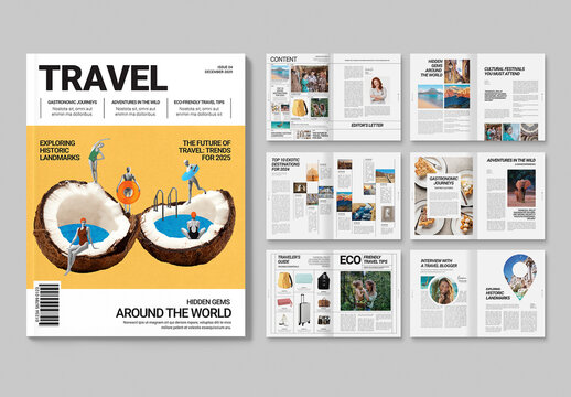 Travel Magazine Template