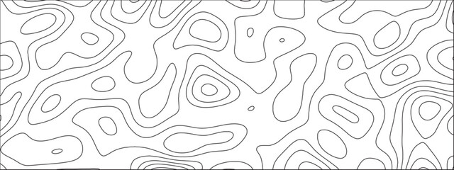 Mountain topographic contour in lines and contours. Retro Topography Map. White Geographic Contour Map. Cartography texture abstract banner use.