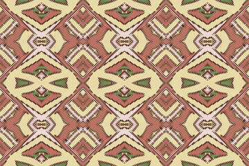 African Ikat paisley embroidery.geometric ethnic oriental seamless pattern traditional.Aztec style. Native american Southwest design Aztec pattern