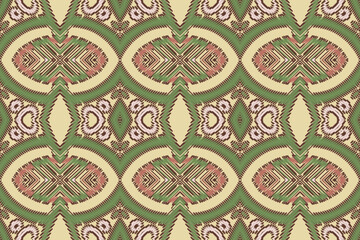 African Ikat paisley embroidery.geometric ethnic oriental seamless pattern traditional.Aztec style. Native american Southwest design Aztec pattern