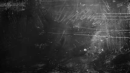 Dirty and dusty black chalkboard background with space for text