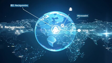 Global Network Connections Generative AI - Powered by Adobe