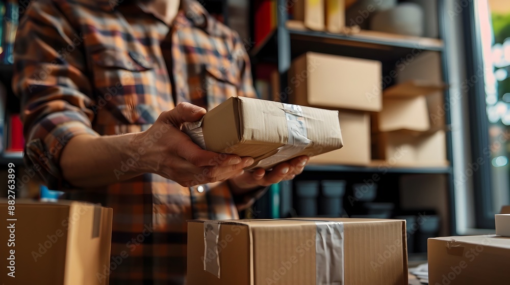Poster email with order tracking details for customer communication