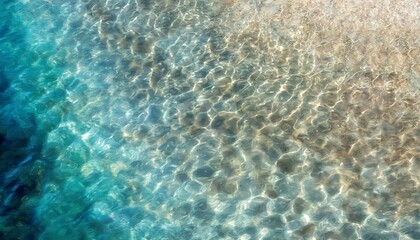 浅瀬の水面. AI generated.