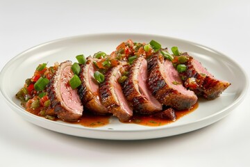 Appetite-Inducing Duck Breast with Fresh Plum-Ginger Glaze
