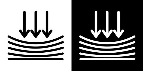 Super soft icon trendy style illustration. Elastic sign.