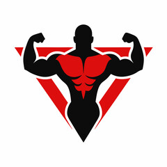 GYM Fitness Club Logo Design Icon Vector Art Illustration Template