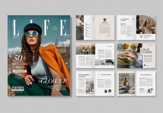 Fashion & Lifestyle Magazine Template