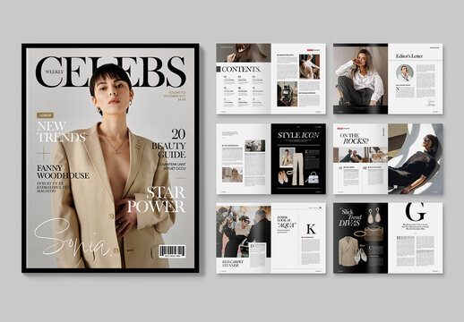 Entertainment Magazine Template