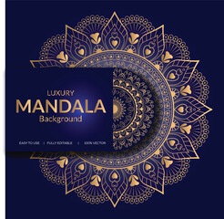 New Luxury Mandala design. Mandala illustration.