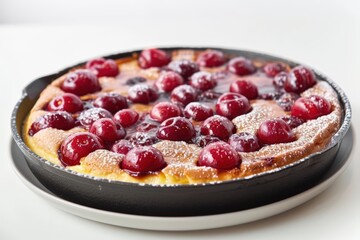 Delectable Dutch Oven Cherry Clafouti: A Visual Delight