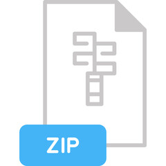 ZIP Format File Icon