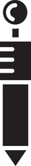 Obraz premium Pen Glyph Icon