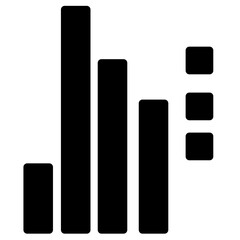 Nalytics Finance Graph Glyph Icon