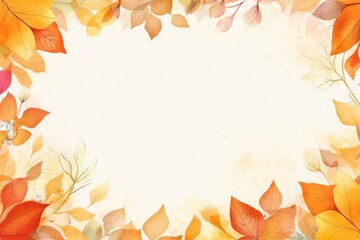 秋　葉　背景　フレーム