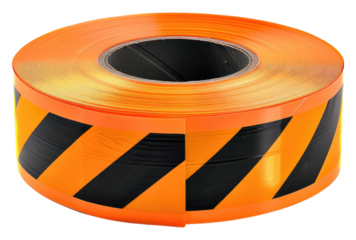 Photo of Barrier Tape isolated on transparent background