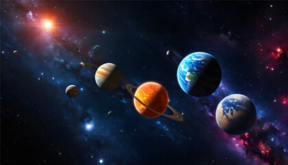 planet in space