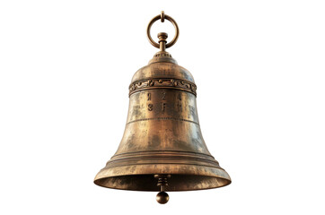 Obraz premium Photo of bell isolated on transparent background