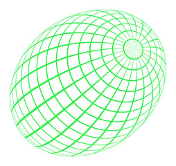 Geometric 3d mesh sphere sticker, brutal art geometry mesh shape graphic, vaporwave geometric net structure object, cyberpunk trendy 3d wireframe form icon.