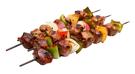 The delectable allure of barbecue skewers grilled to perfection, infused with savory flavors, offering a tantalizing experience for your taste buds.