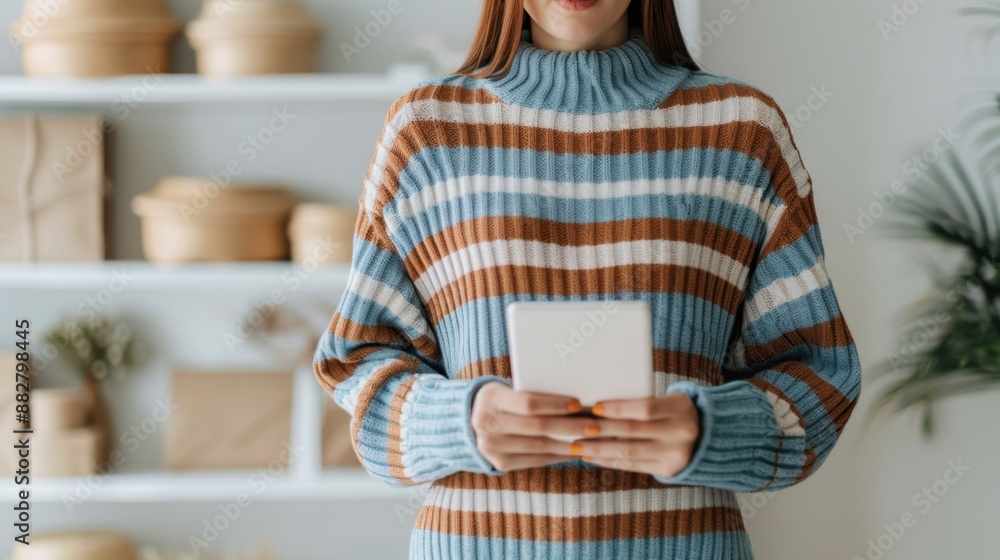 Poster curated collection for e-commerce with copy space, object-focused, deep depth of field for easy purc