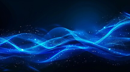 Blue wave background with light and dark background.