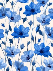 
cornflowers on a white background
