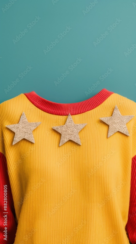 Poster diverse group leaving positive online store reviews with copy space and deep depth of field.