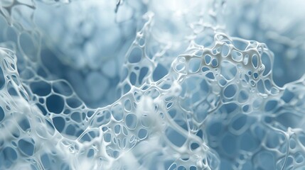 Naklejka premium Abstract blue and white mesh pattern.