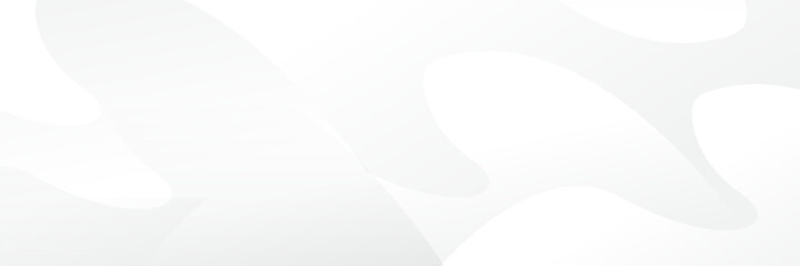 Abstract white Geometric banner design background.