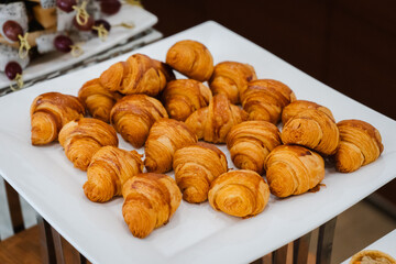baked croissants
