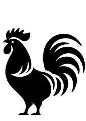 Rooster SVG, Cock SVG, Chicken SVG, Chick SVG, Farm Animals SVG, Feathers SVG, Village SVG, Bird SVG, Rooster Silhouette, Rooster Vector, Clipart, Cut file for Cricut SVG, JPG, PNG