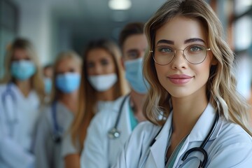 Confident Medical Team Ready to Provide Care
