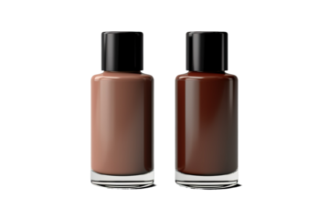 Duet of Earthly Elegance on White or PNG Transparent Background.