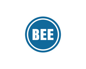BEE Logo design vector template. BEE logo design.